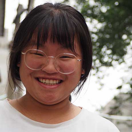 China Girl with Heart for Kids wearing glasses