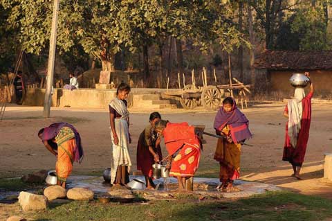 India village water pump