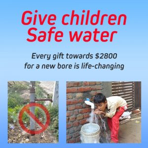 give for safe water