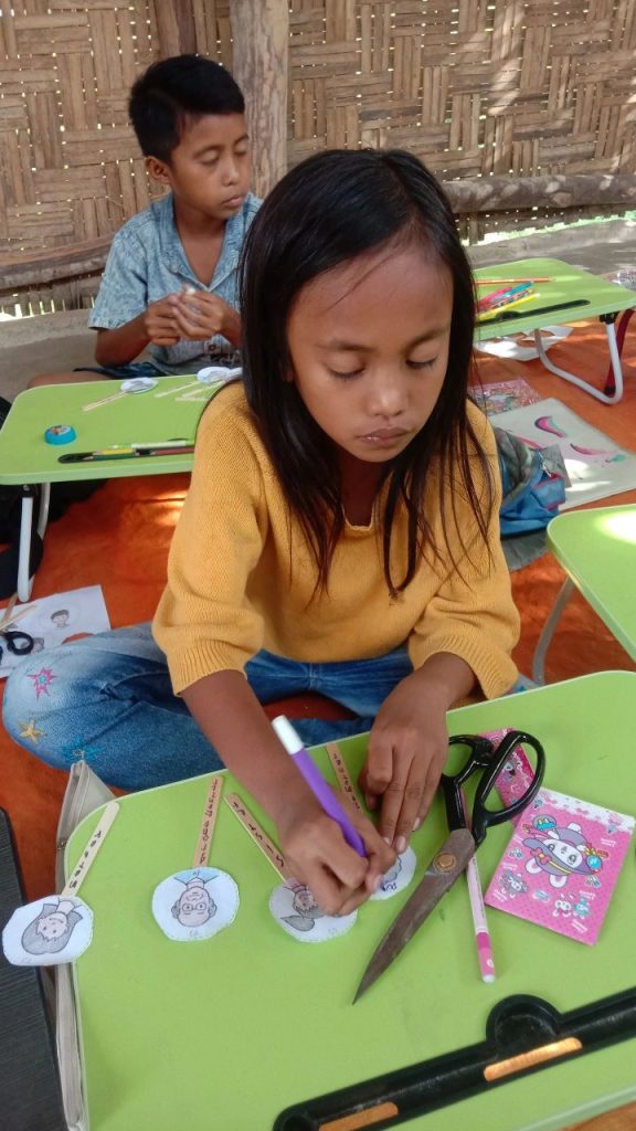 children learning