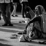 Woman Street Begger India