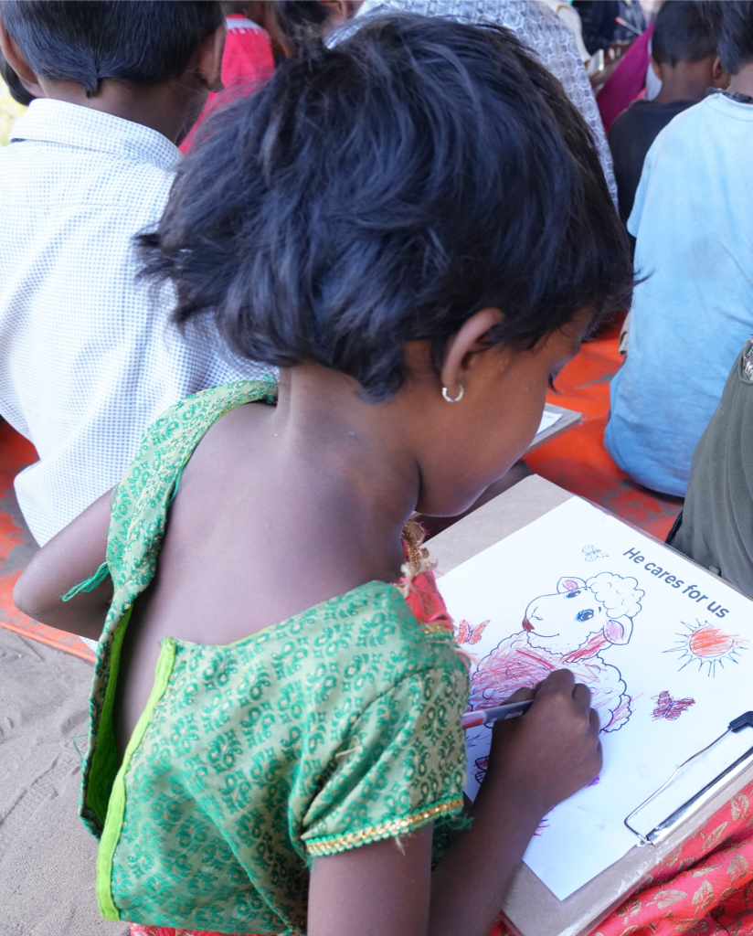 Girl Drawing